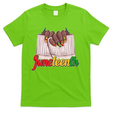 Juneteenth 1865 Finger Nails Manicure T-Shirt