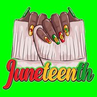 Juneteenth 1865 Finger Nails Manicure Button