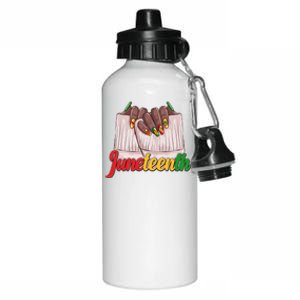 Juneteenth 1865 Finger Nails Manicure Aluminum Water Bottle