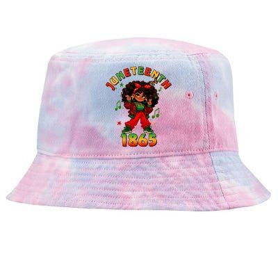 Junenth 1865 Freedom Celebration Gift Tie-Dyed Bucket Hat