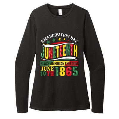 Juneteenth 1865 Freedom Equality Awareness Melanin Womens CVC Long Sleeve Shirt