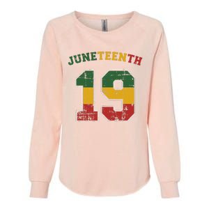 Juneteenth 19 for african independence and freedom 1865 Womens California Wash Sweatshirt