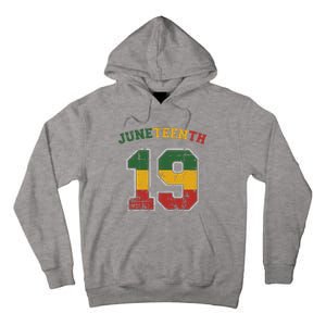 Juneteenth 19 for african independence and freedom 1865 Tall Hoodie