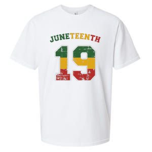 Juneteenth 19 for african independence and freedom 1865 Sueded Cloud Jersey T-Shirt