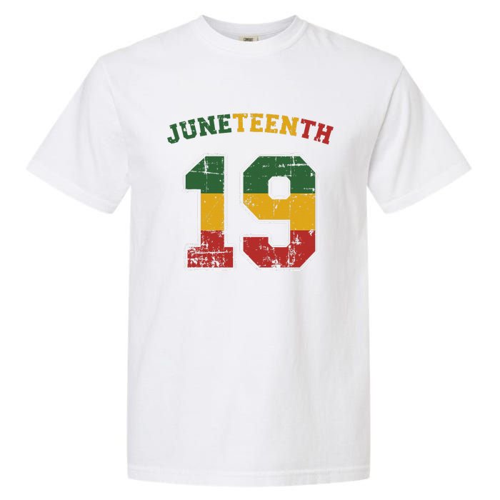 Juneteenth 19 for african independence and freedom 1865 Garment-Dyed Heavyweight T-Shirt