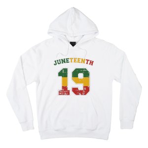 Juneteenth 19 for african independence and freedom 1865 Hoodie