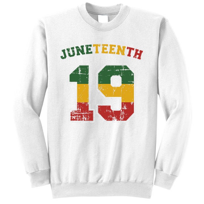 Juneteenth 19 for african independence and freedom 1865 Sweatshirt