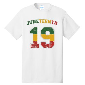 Juneteenth 19 for african independence and freedom 1865 Tall T-Shirt