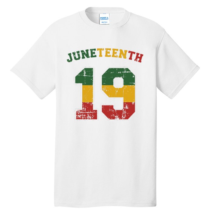 Juneteenth 19 for african independence and freedom 1865 Tall T-Shirt