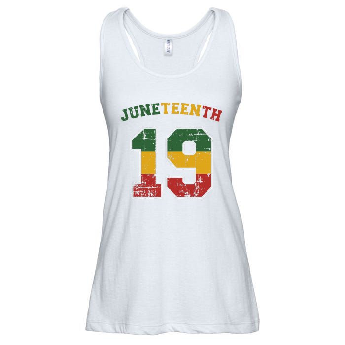 Juneteenth 19 for african independence and freedom 1865 Ladies Essential Flowy Tank