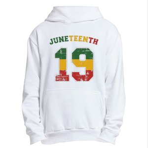 Juneteenth 19 for african independence and freedom 1865 Urban Pullover Hoodie