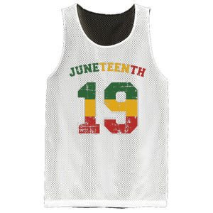 Juneteenth 19 for african independence and freedom 1865 Mesh Reversible Basketball Jersey Tank