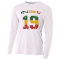 Juneteenth 19 for african independence and freedom 1865 Cooling Performance Long Sleeve Crew