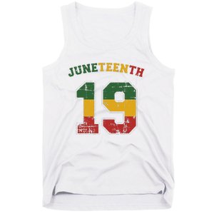 Juneteenth 19 for african independence and freedom 1865 Tank Top