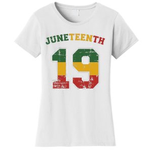 Juneteenth 19 for african independence and freedom 1865 Women's T-Shirt