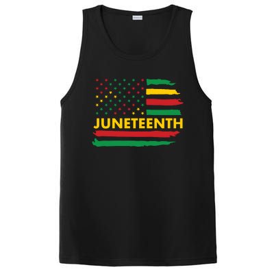 Juneteenth American Flag PosiCharge Competitor Tank