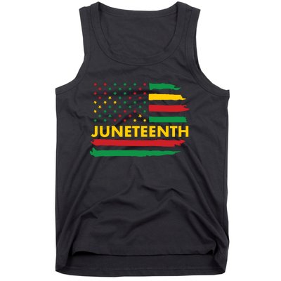 Juneteenth American Flag Tank Top