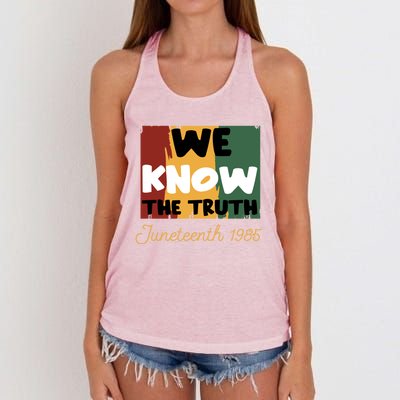 Junenth 1865 Gift Women's Knotted Racerback Tank