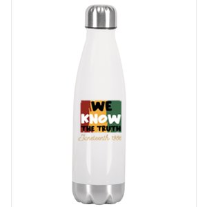 Junenth 1865 Gift Stainless Steel Insulated Water Bottle