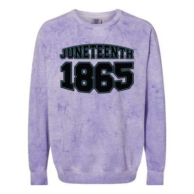 Junenth 1865 Gift Colorblast Crewneck Sweatshirt