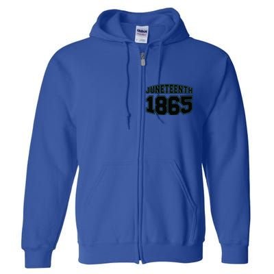 Junenth 1865 Gift Full Zip Hoodie