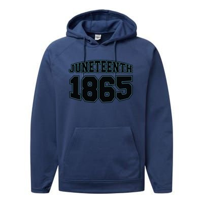 Junenth 1865 Gift Performance Fleece Hoodie