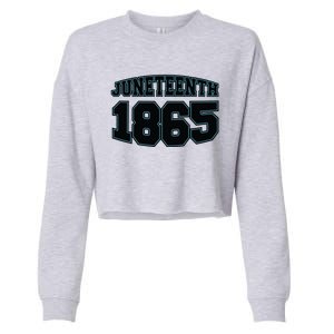 Junenth 1865 Gift Cropped Pullover Crew