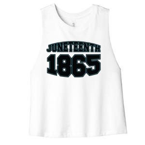 Junenth 1865 Gift Women's Racerback Cropped Tank