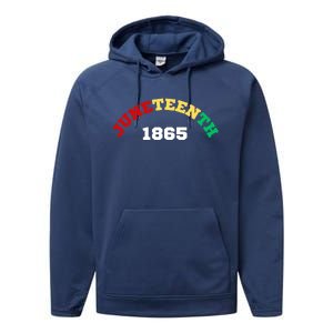 Junenth 1865 Gift Performance Fleece Hoodie