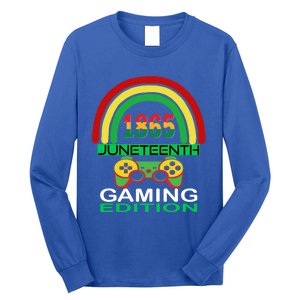 Juneteenth 1865 Gaming Game Lover Meaningful Gift Long Sleeve Shirt