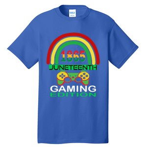 Juneteenth 1865 Gaming Game Lover Meaningful Gift Tall T-Shirt