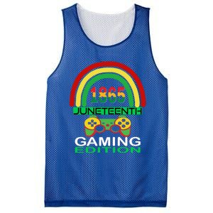 Juneteenth 1865 Gaming Game Lover Meaningful Gift Mesh Reversible Basketball Jersey Tank