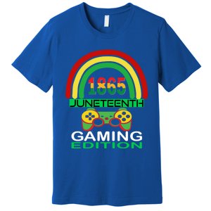 Juneteenth 1865 Gaming Game Lover Meaningful Gift Premium T-Shirt