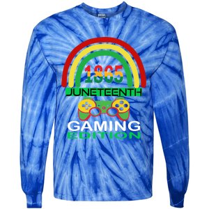 Juneteenth 1865 Gaming Game Lover Meaningful Gift Tie-Dye Long Sleeve Shirt