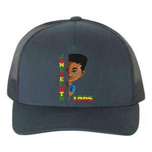 Juneteenth 1865 Hidden Looks Freedom Black Gift Yupoong Adult 5-Panel Trucker Hat