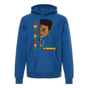 Juneteenth 1865 Hidden Looks Freedom Black Gift Premium Hoodie