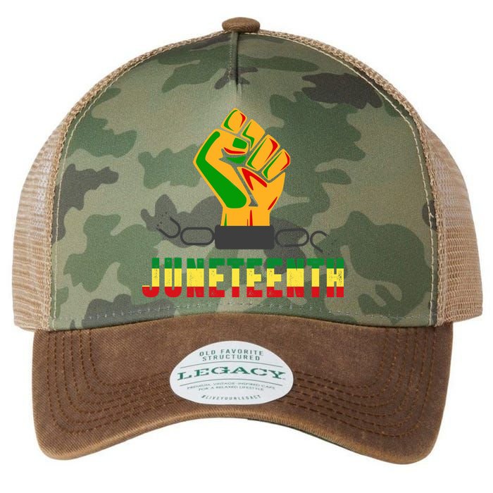 Juneteenth 1865 Hands In Chain Legacy Tie Dye Trucker Hat