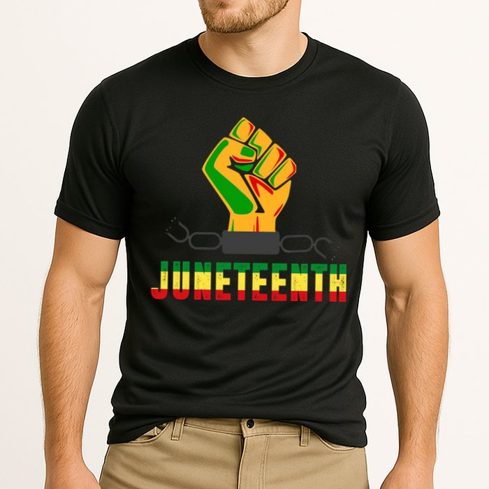 Juneteenth 1865 Hands In Chain Performance Shirt