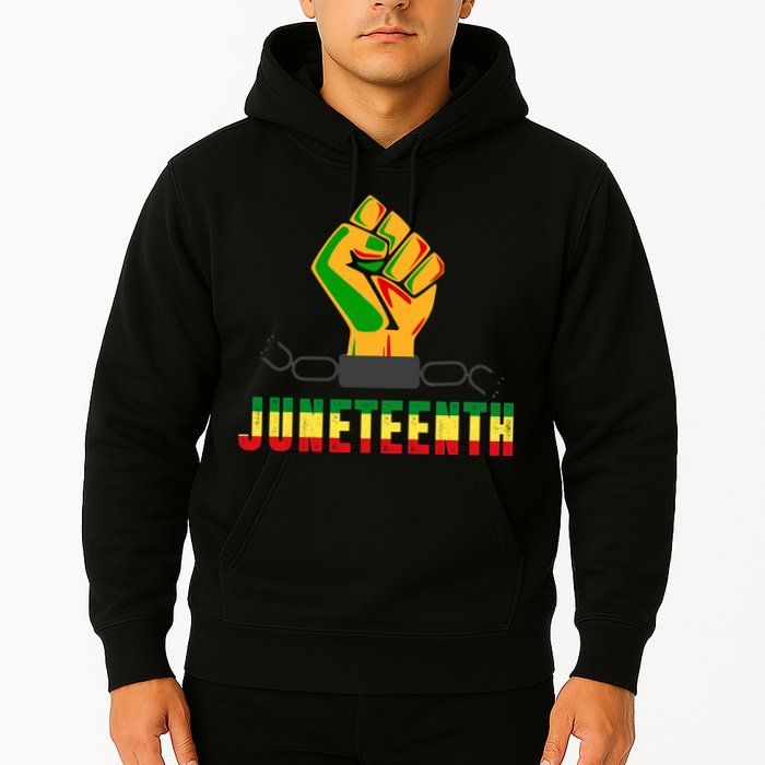 Juneteenth 1865 Hands In Chain Hoodie