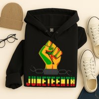 Juneteenth 1865 Hands In Chain Hoodie