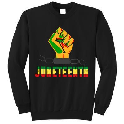 Juneteenth 1865 Hands In Chain Sweatshirt