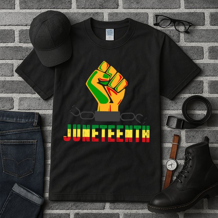 Juneteenth 1865 Hands In Chain Tall T-Shirt