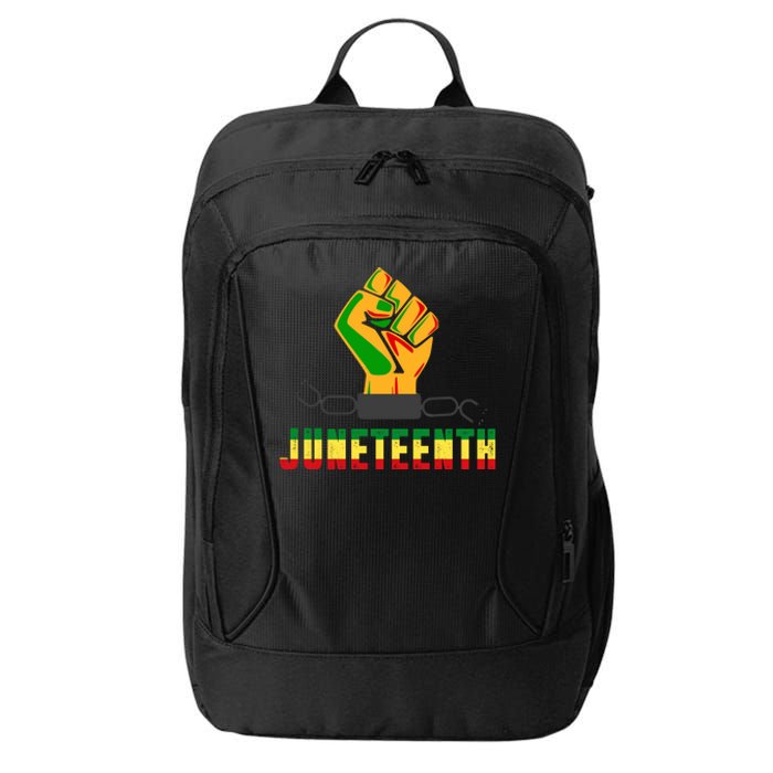 Juneteenth 1865 Hands In Chain City Backpack