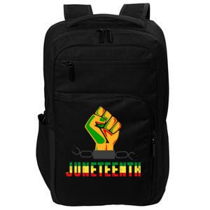 Juneteenth 1865 Hands In Chain Impact Tech Backpack