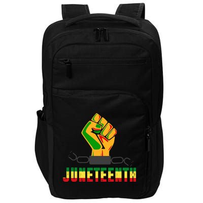 Juneteenth 1865 Hands In Chain Impact Tech Backpack