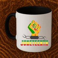 Juneteenth 1865 Hands In Chain Mug