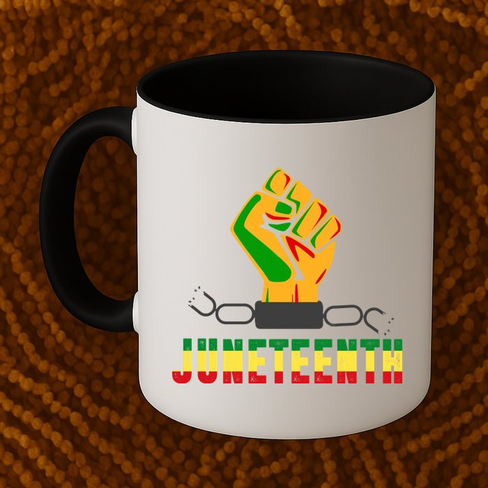 Juneteenth 1865 Hands In Chain Mug