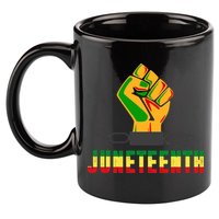 Juneteenth 1865 Hands In Chain 11oz C Handle Ceramic Mug