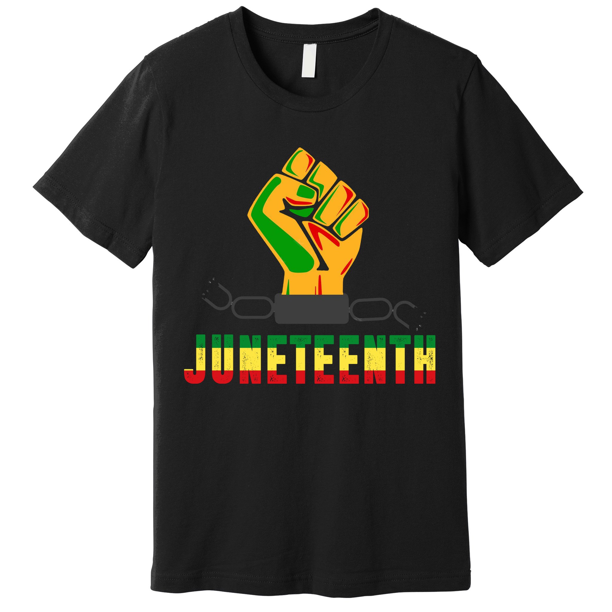 Juneteenth 1865 Hands In Chain Premium T-Shirt