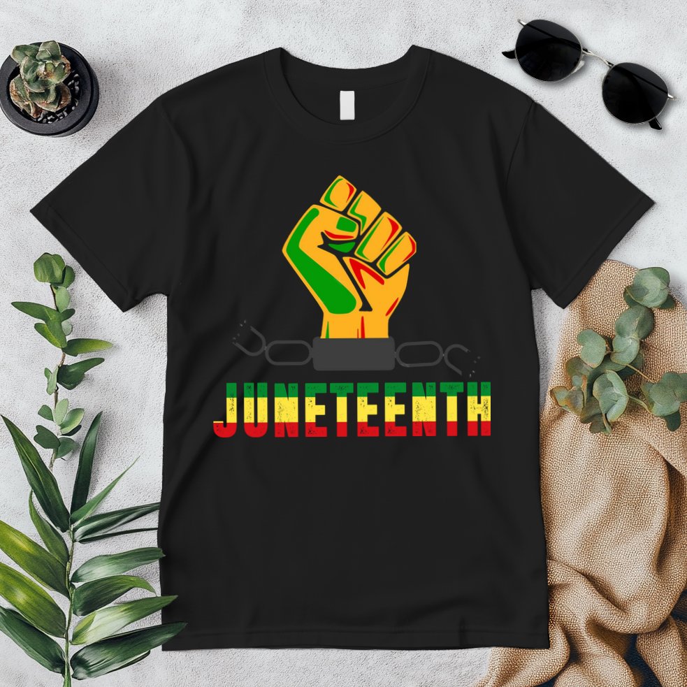 Juneteenth 1865 Hands In Chain Premium T-Shirt